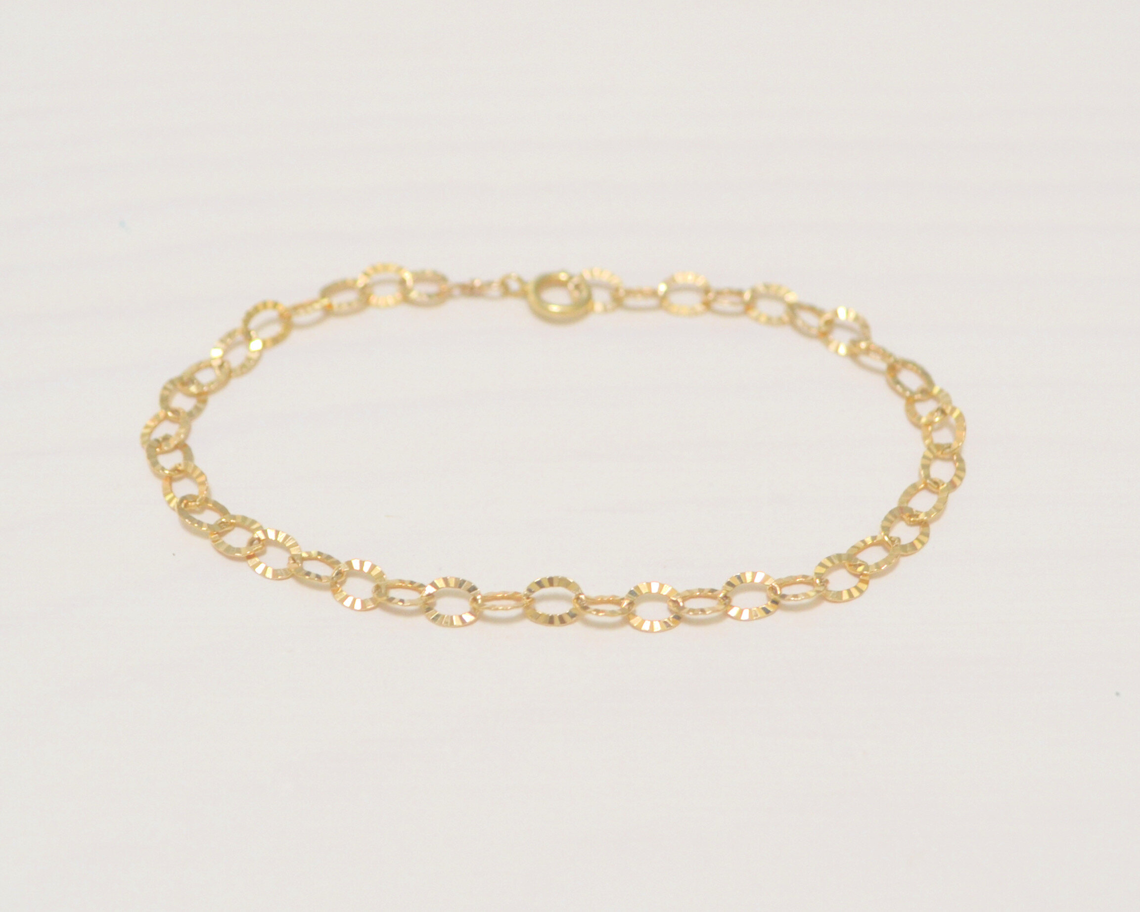 Gold filled chain bracelet deals